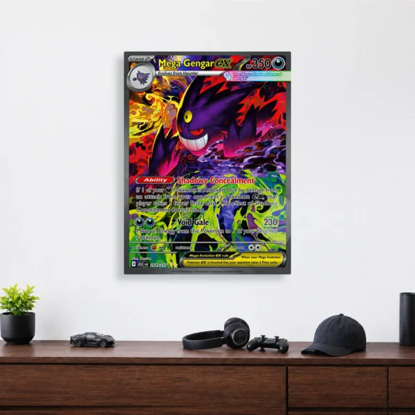 Anime Metal Poster Wall Decor - Poke - Mega Gengar - Image 4
