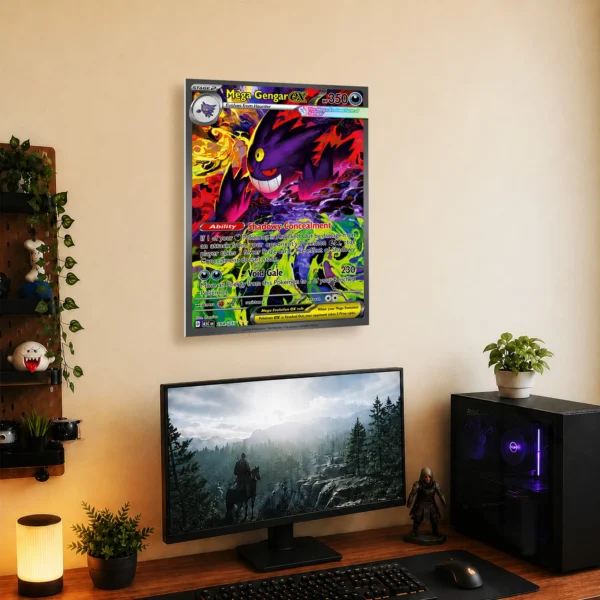 Anime Metal Poster Wall Decor - Poke - Mega Gengar - Image 5