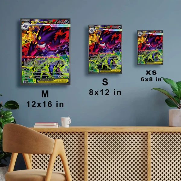 Anime Metal Poster Wall Decor - Poke - Mega Gengar - Image 7
