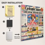 Anime Metal Poster Wall Decor - Cardcaptor Newspaper - Image 2
