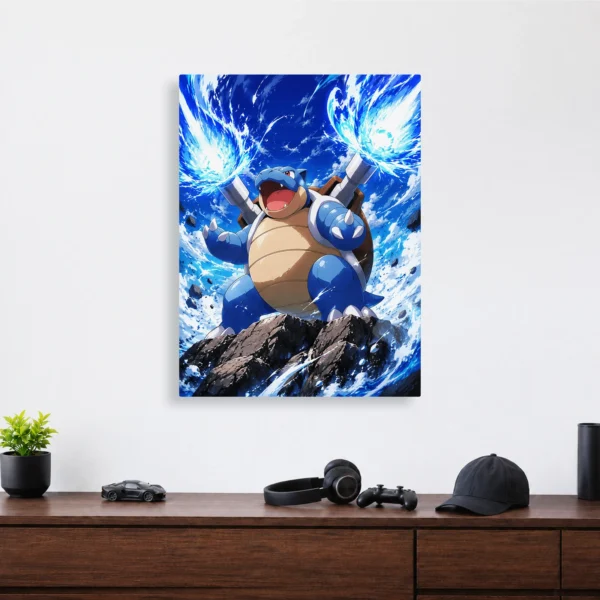 Anime Metal Poster Wall Decor - Poke - Blastoise - Image 4