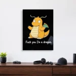 Anime Metal Poster Wall Decor - Poke - Dragonite - Image 4