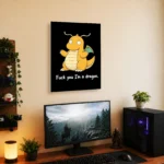 Anime Metal Poster Wall Decor - Poke - Dragonite - Image 5
