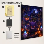 Anime Metal Poster Wall Decor - Poke - Image 2