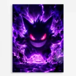 Anime Metal Poster Wall Decor - Poke - Gengar