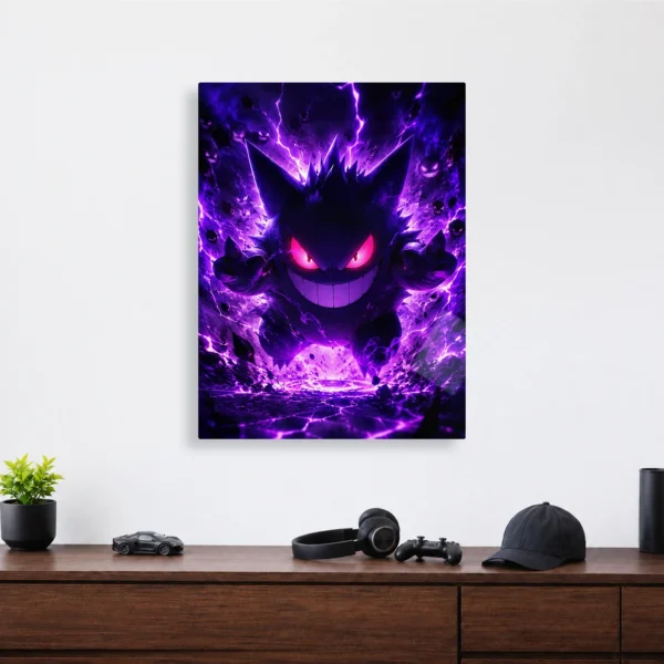 Anime Metal Poster Wall Decor - Poke - Gengar - Image 4