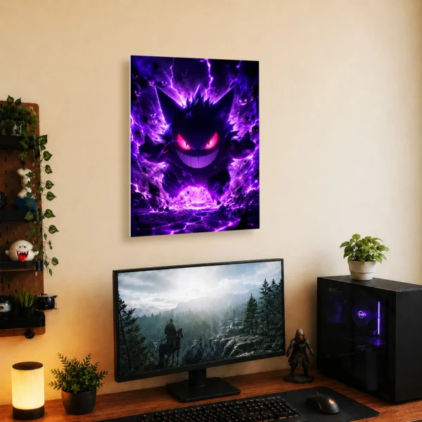 Anime Metal Poster Wall Decor - Poke - Gengar - Image 5