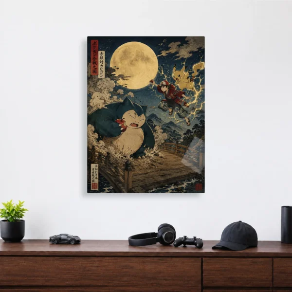 Anime Metal Poster Wall Decor - Poke - A - Image 4