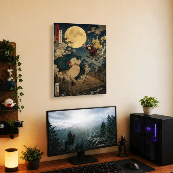 Anime Metal Poster Wall Decor - Poke - A - Image 5