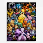 Anime Metal Poster Wall Decor - Poke - B