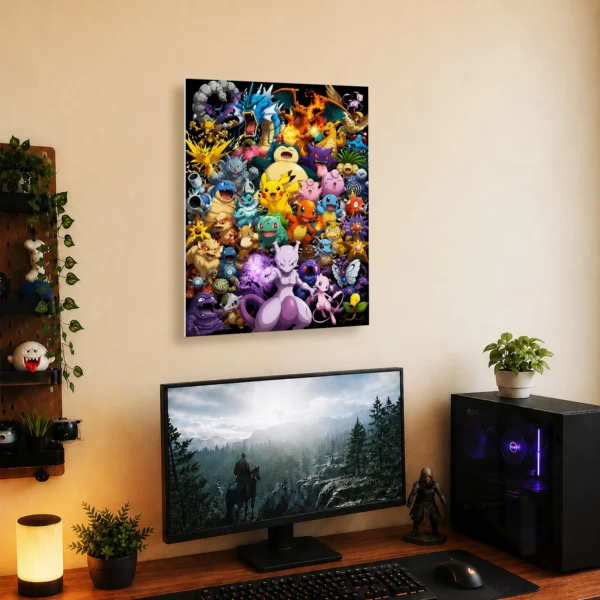 Anime Metal Poster Wall Decor - Poke - B - Image 5