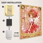 Anime Metal Poster Wall Decor - Cardcaptor - A - Image 2