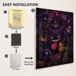 Anime Metal Poster Wall Decor - Poke - C - Image 2