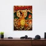 Anime Metal Poster Wall Decor - Poke Charizard - Image 4