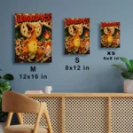 Anime Metal Poster Wall Decor - Poke Charizard - Image 7