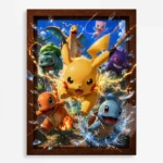 Anime Metal Poster Wall Decor - Poke - E