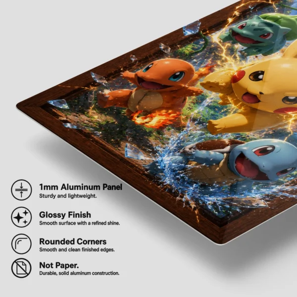 Anime Metal Poster Wall Decor - Poke - E - Image 6