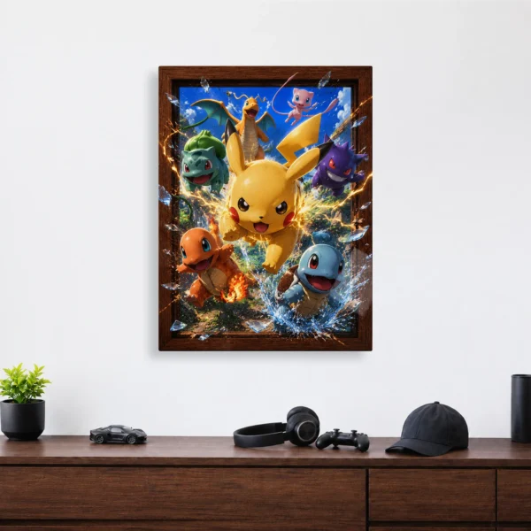 Anime Metal Poster Wall Decor - Poke - E - Image 4