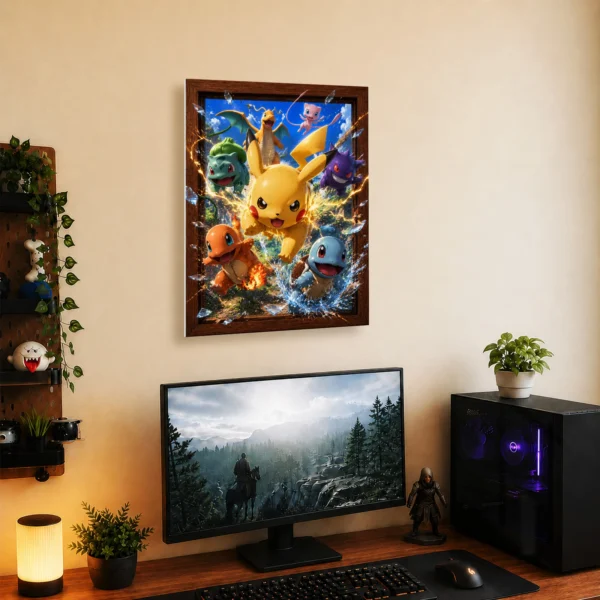 Anime Metal Poster Wall Decor - Poke - E - Image 5