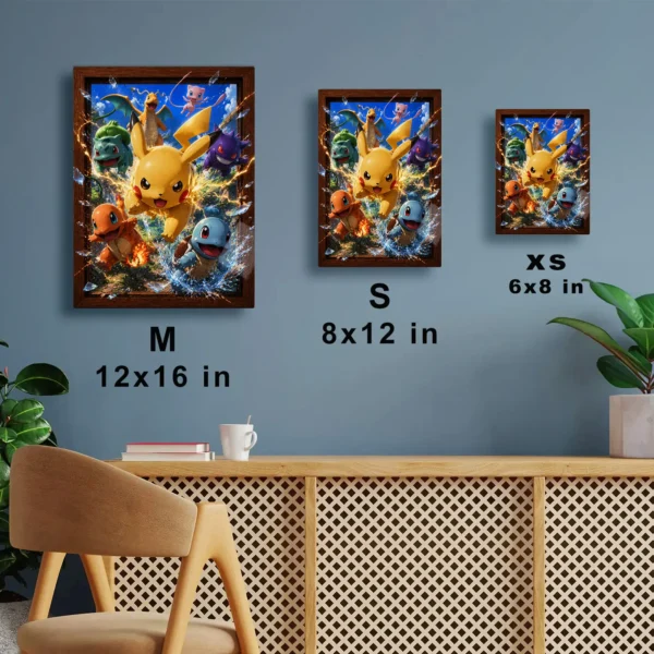 Anime Metal Poster Wall Decor - Poke - E - Image 7