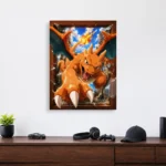 Anime Metal Poster Wall Decor - Poke - Charizard - B - Image 4