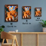 Anime Metal Poster Wall Decor - Poke - Charizard - B - Image 7