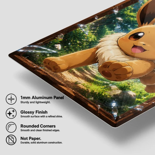 Anime Metal Poster Wall Decor - Poke - Eevee - Image 6