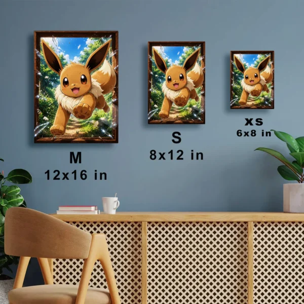 Anime Metal Poster Wall Decor - Poke - Eevee - Image 7