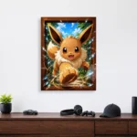 Anime Metal Poster Wall Decor - Poke - Eevee - A - Image 4