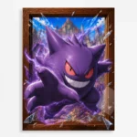 Anime Metal Poster Wall Decor - Poke - Gengar