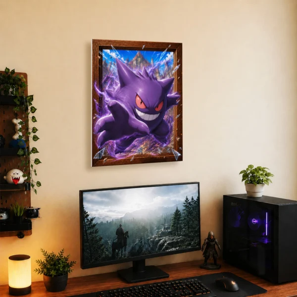 Anime Metal Poster Wall Decor - Poke - Gengar - Image 5