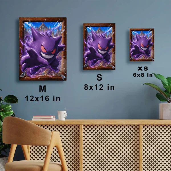 Anime Metal Poster Wall Decor - Poke - Gengar - Image 7