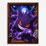 Anime Metal Poster Wall Decor - Poke - Gengar - A