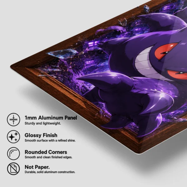 Anime Metal Poster Wall Decor - Poke - Gengar - A - Image 6