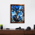Anime Metal Poster Wall Decor - Poke - Lucario - B - Image 4
