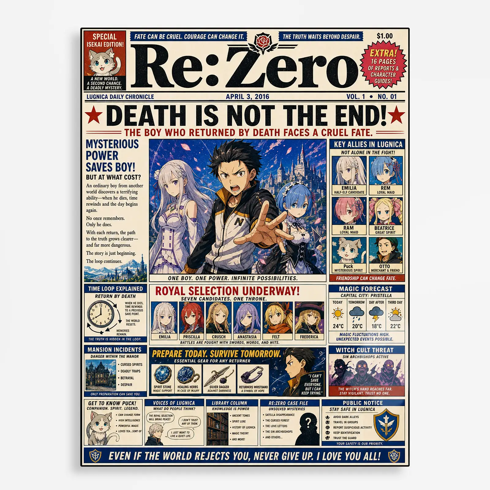 anime metal poster (353) s1 Anime Metal Poster Wall Decor - RZ - A - Image 1