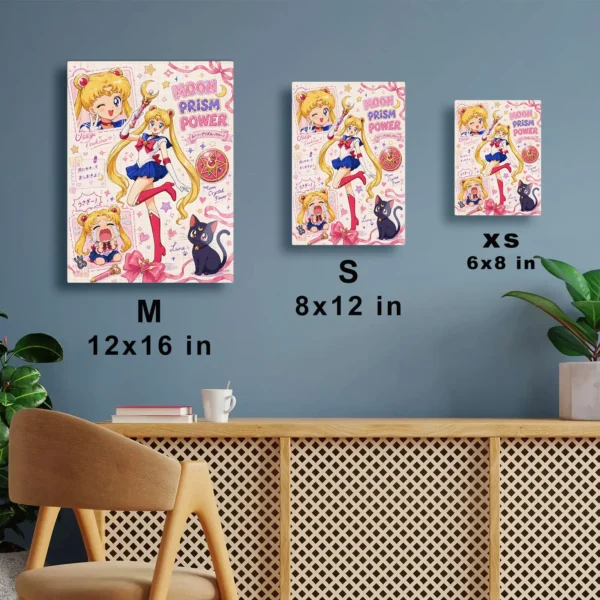 Anime Metal Poster Wall Decor - Sailor - Usagi Tsukino - A - Image 7