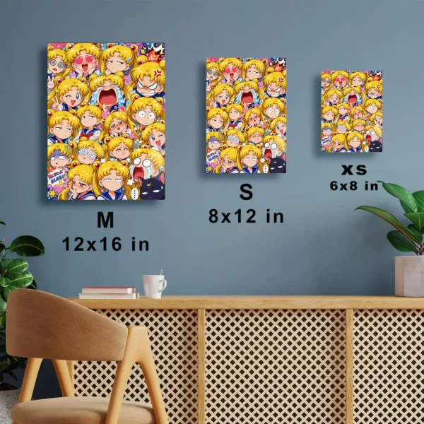Anime Metal Poster Wall Decor - Sailor - Usagi Tsukino - B - Image 7