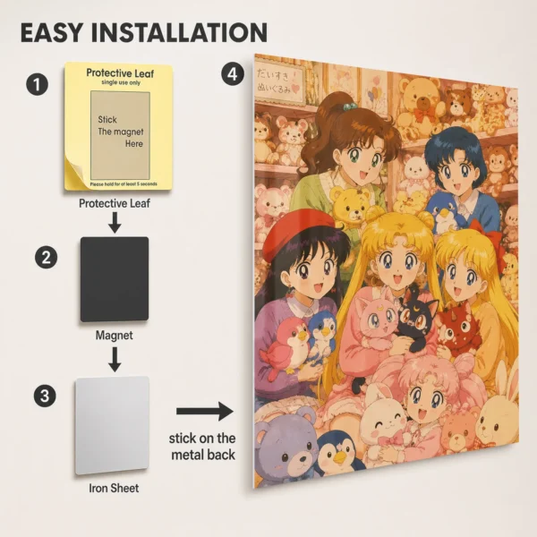 Anime Metal Poster Wall Decor - Sailor - Image 2