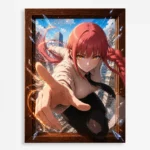 Anime Metal Poster Wall Decor - Chainsaw Makima