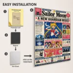 Anime Metal Poster Wall Decor - Sailor - A - Image 2