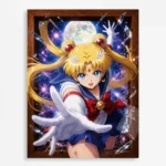 Anime Metal Poster Wall Decor - Sailor - Usagi Tsukino - C