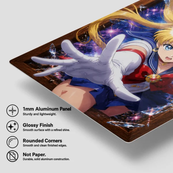 Anime Metal Poster Wall Decor - Sailor - Usagi Tsukino - C - Image 6