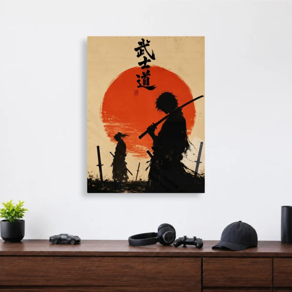 Anime Metal Poster Wall Decor - Samurai - A - Image 4