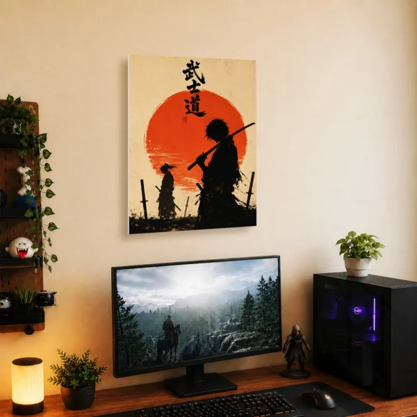 Anime Metal Poster Wall Decor - Samurai - A - Image 5