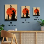 Anime Metal Poster Wall Decor - Samurai - A - Image 7