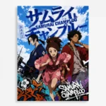 Anime Metal Poster Wall Decor - Samurai - B