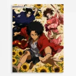 Anime Metal Poster Wall Decor - Samurai - C