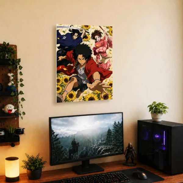Anime Metal Poster Wall Decor - Samurai - C - Image 5