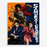 Anime Metal Poster Wall Decor - Samurai - D